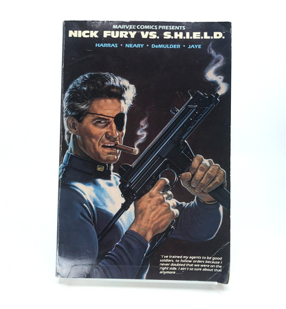 Nick Fury vs S.H.I.E.L.D SHIELD Graphic Novel - Marvel Comics Present M880