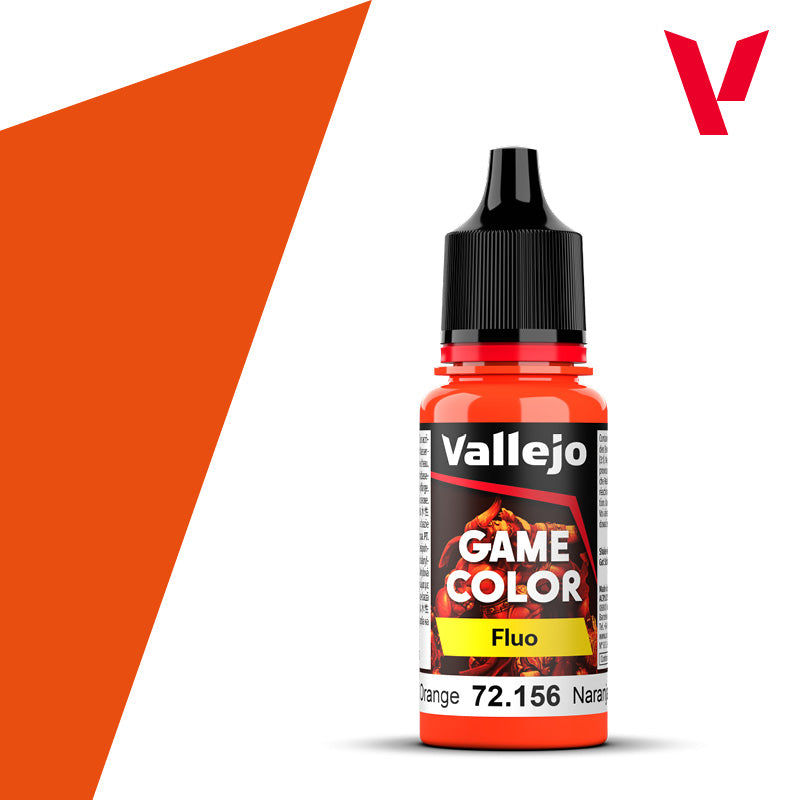 Fluorescent Orange - Game Colour Range 18ml - AV Vallejo Paints