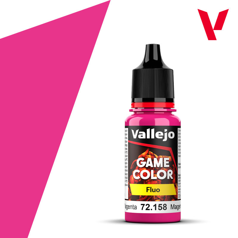 Fluorescent Magenta - Game Colour Range 18ml - AV Vallejo Paints