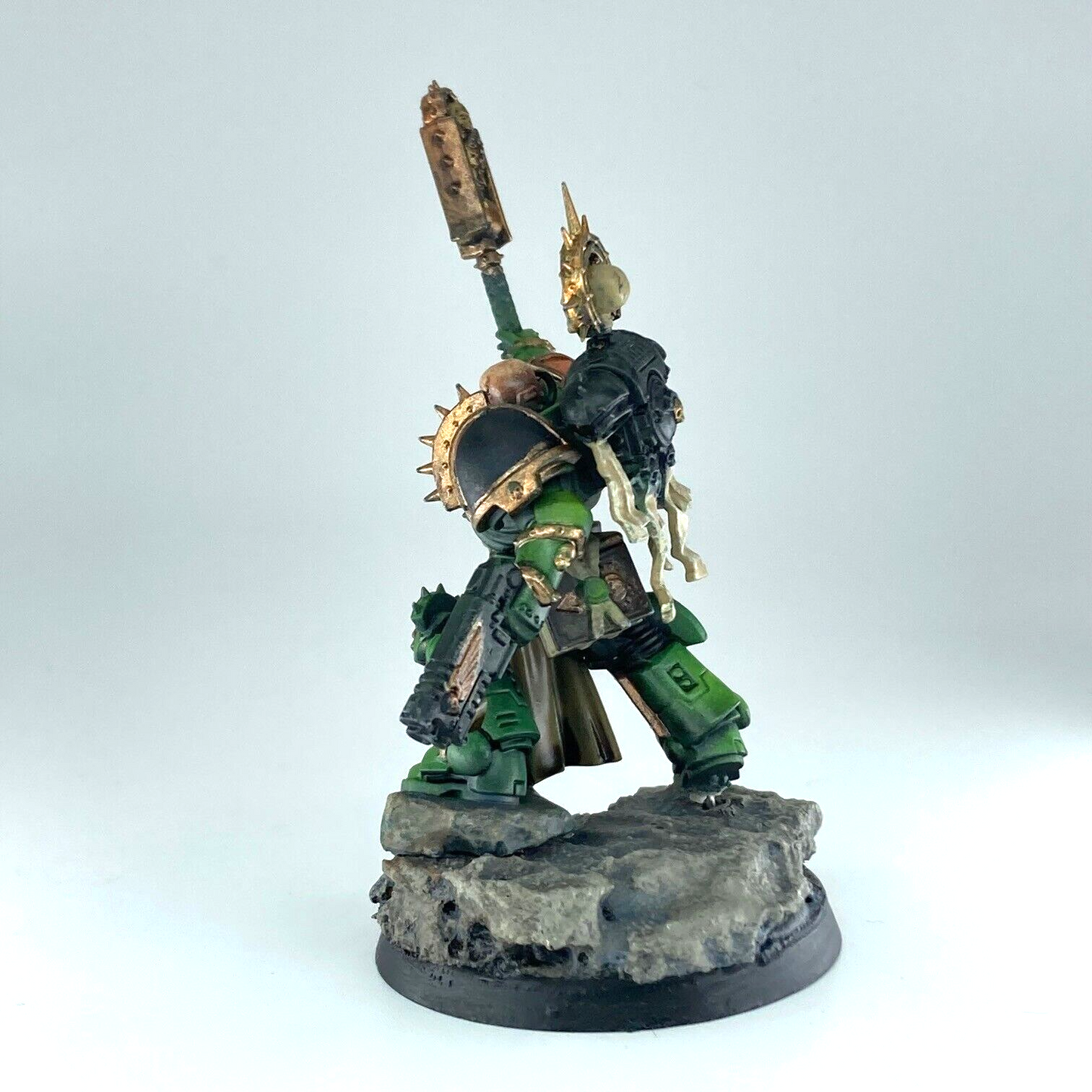 Primaris Chaplain Salamanders Space Marines - Painted - GW Warhammer 40K C1102