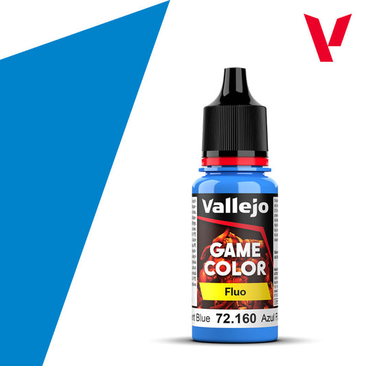 Fluorescent Blue - Game Colour Range 18ml - AV Vallejo Paints