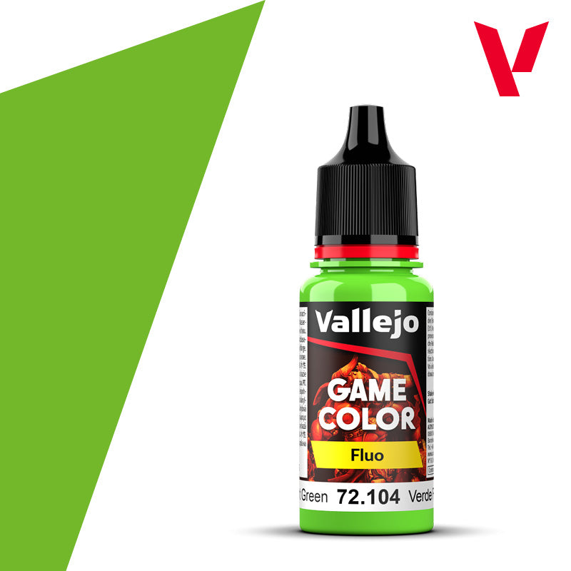 Fluorescent Green - Game Colour Range 18ml - AV Vallejo Paints