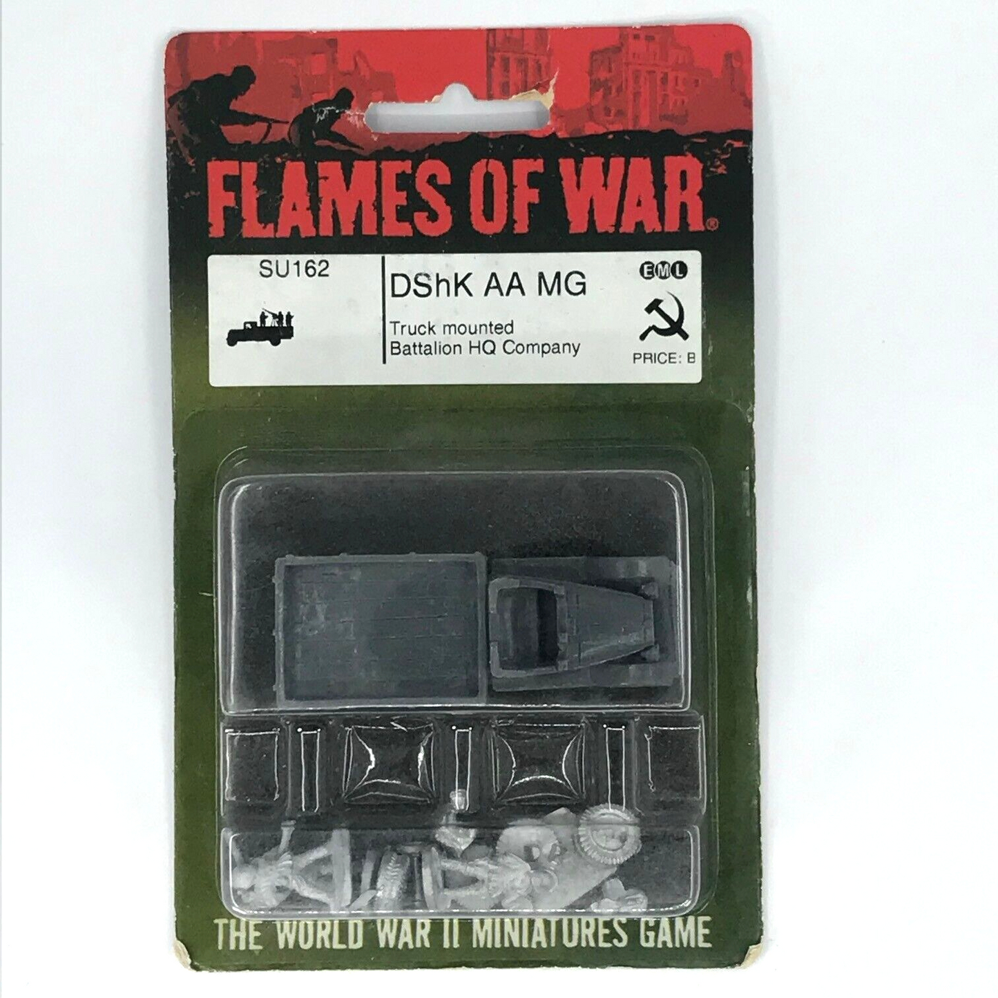 Soviet DShK AA Anti-aircraft MG Truck Blister - Flames of War C2296