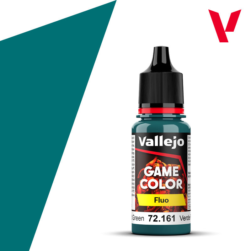 Fluorescent Cold Green - Game Colour Range 18ml - AV Vallejo Paints