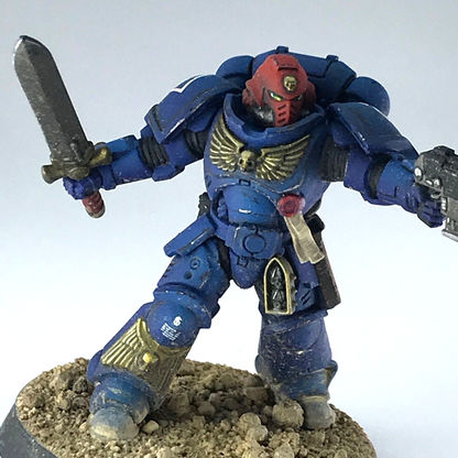 Primaris Space Marines Lieutenant Ultramarines - Painted - Warhammer 40K X8844