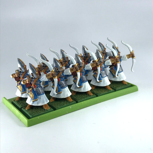 Classic High Elves Archer Regiment & Tray - Painted - Warhammer Fantasy