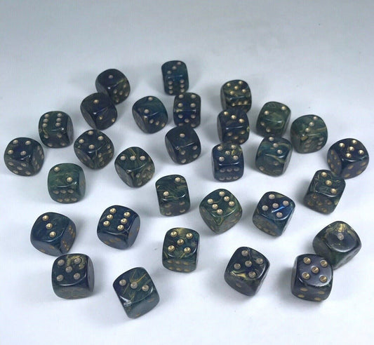 Unusual Playing Dice 14mm - D6 Board Game RPG Wargame D25