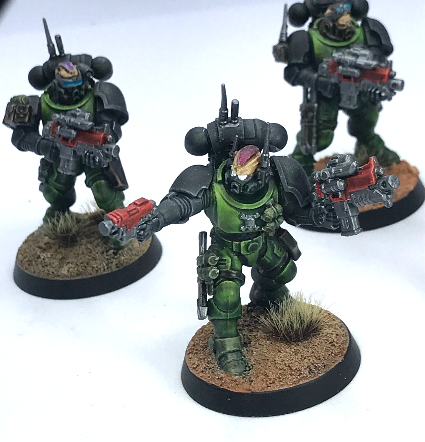 Salamanders Primaris Infiltrators Space Marines - Warhammer 40K Painted C4691