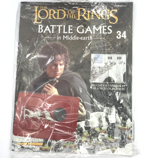 LOTR Magazine 34 - Frodo Hobbit - LOTR Warhammer Lord of the Rings W41