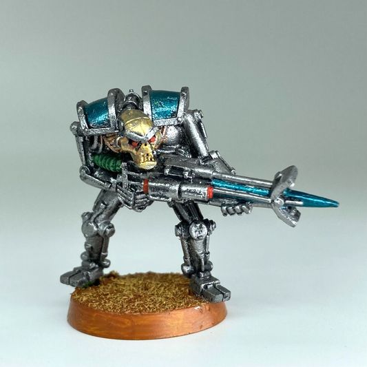 Original Necron Warrior - 1993 - Painted - Warhammer 40K Classic Metal X1246