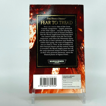 Fear To Tread 2012 James Swallow - Paperback - Black Library Horus Heresy M1117
