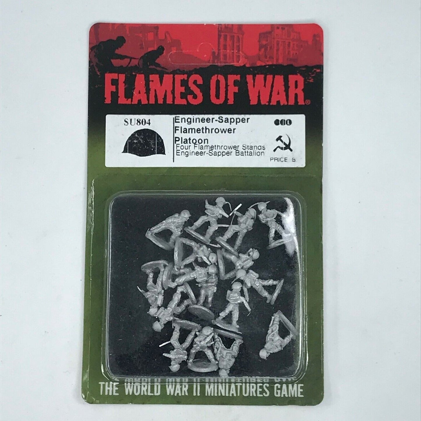 Metal Soviet Russian Engineer Sapper Blister WW2 - Flames of War C360