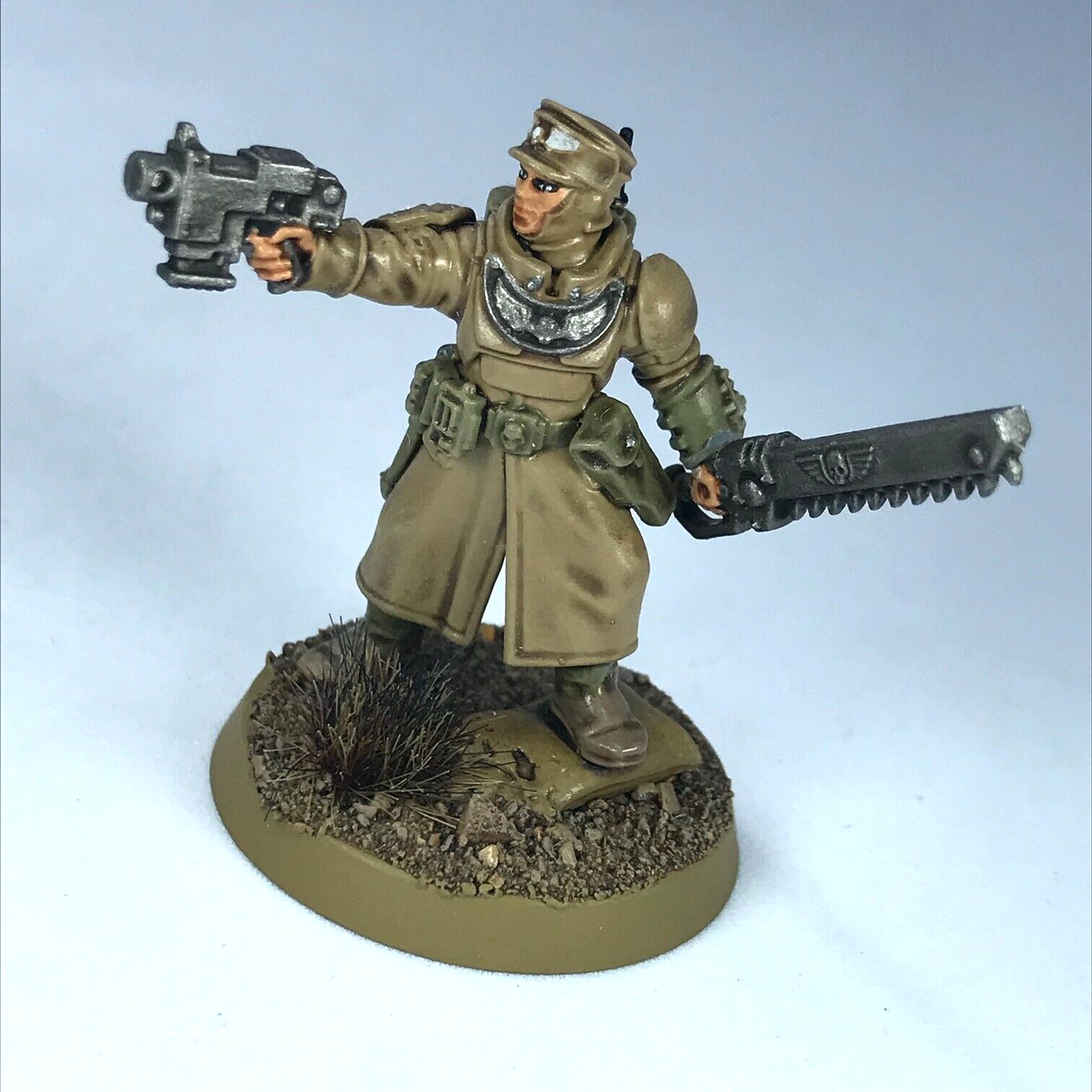 Custom Sergeant Commander Ideal for Astra Militarum - Painted X205