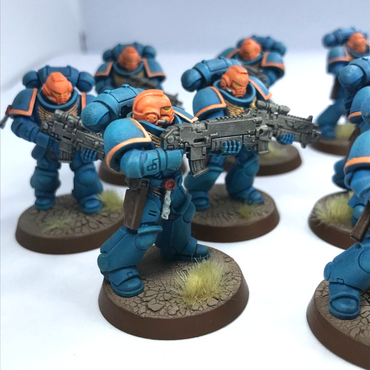 Space Marine Primaris Intercessors Squad - Painted - Warhammer 40K C2214