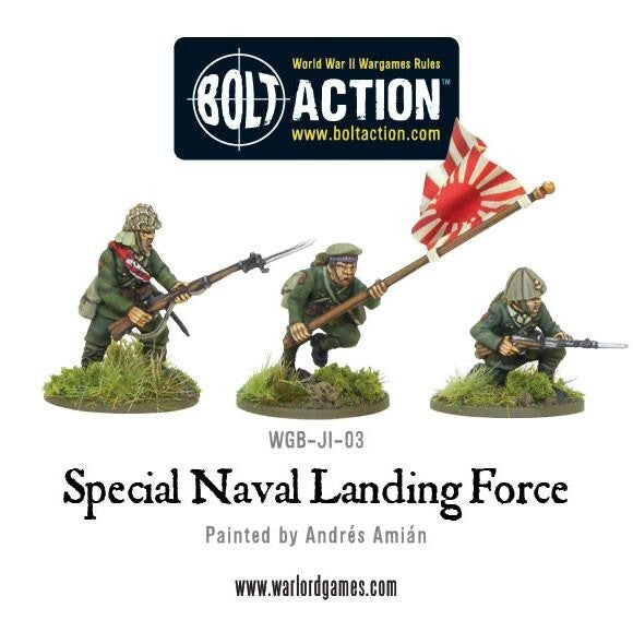 Japanese Special Naval Landing Force - Warlord Games Bolt Action Miniatures