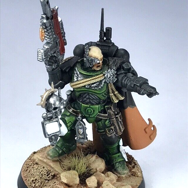 Salamanders Captain in Phobos Armour Space Marines Warhammer 40K Painted X10458