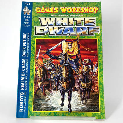 White Dwarf 104 Magazine Games Workshop Warhammer Fantasy 40,000 40K M140