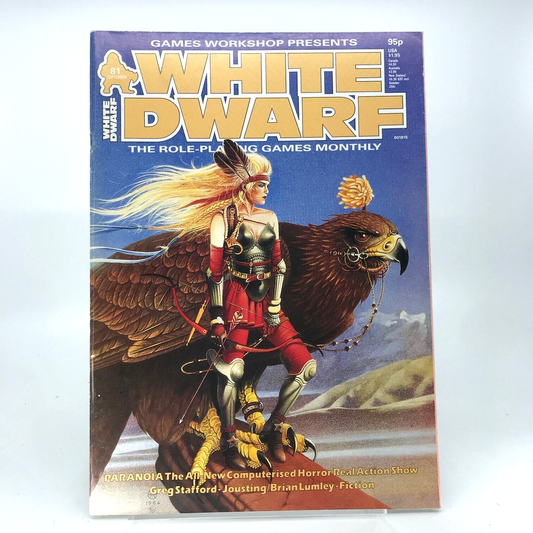 White Dwarf 81 Magazine Games Workshop Warhammer Fantasy 40,000 40K M633