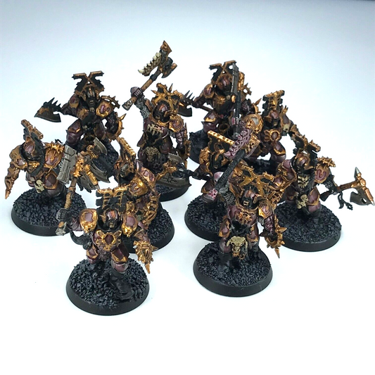 Khorne Bloodbound Blood Warriors Chaos - Painted - Warhammer Age of Sigmar C3273