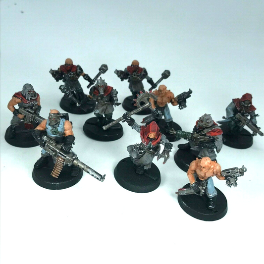 Chaos Space Marine Cultists - Painted - Warhammer 40K C1856