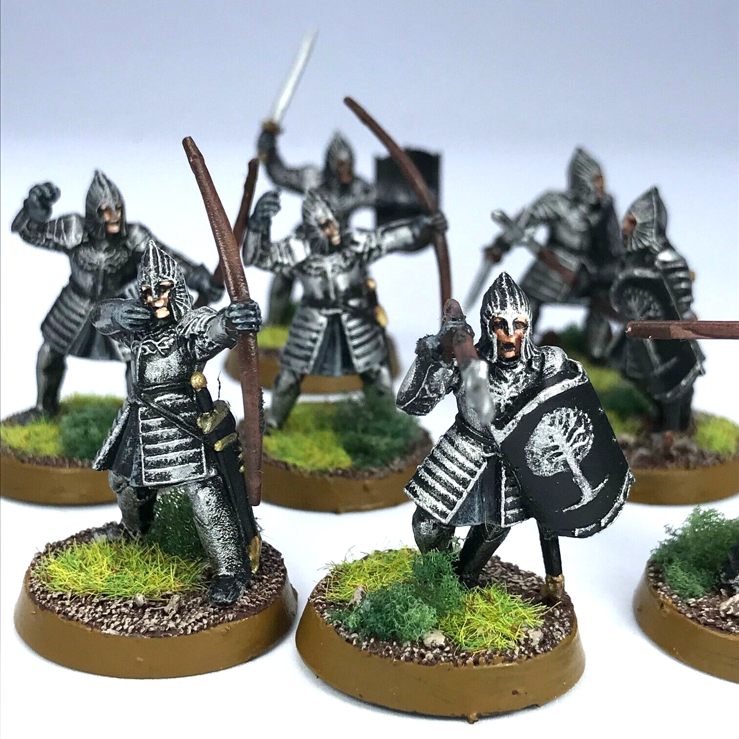 Minas Tirith Warriors - Painted - Warhammer / Lord of the Rings C2138