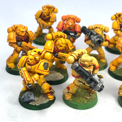 Classic Imperial Fist Tactical Squad Space Marines - Painted Warhammer 40K C3438