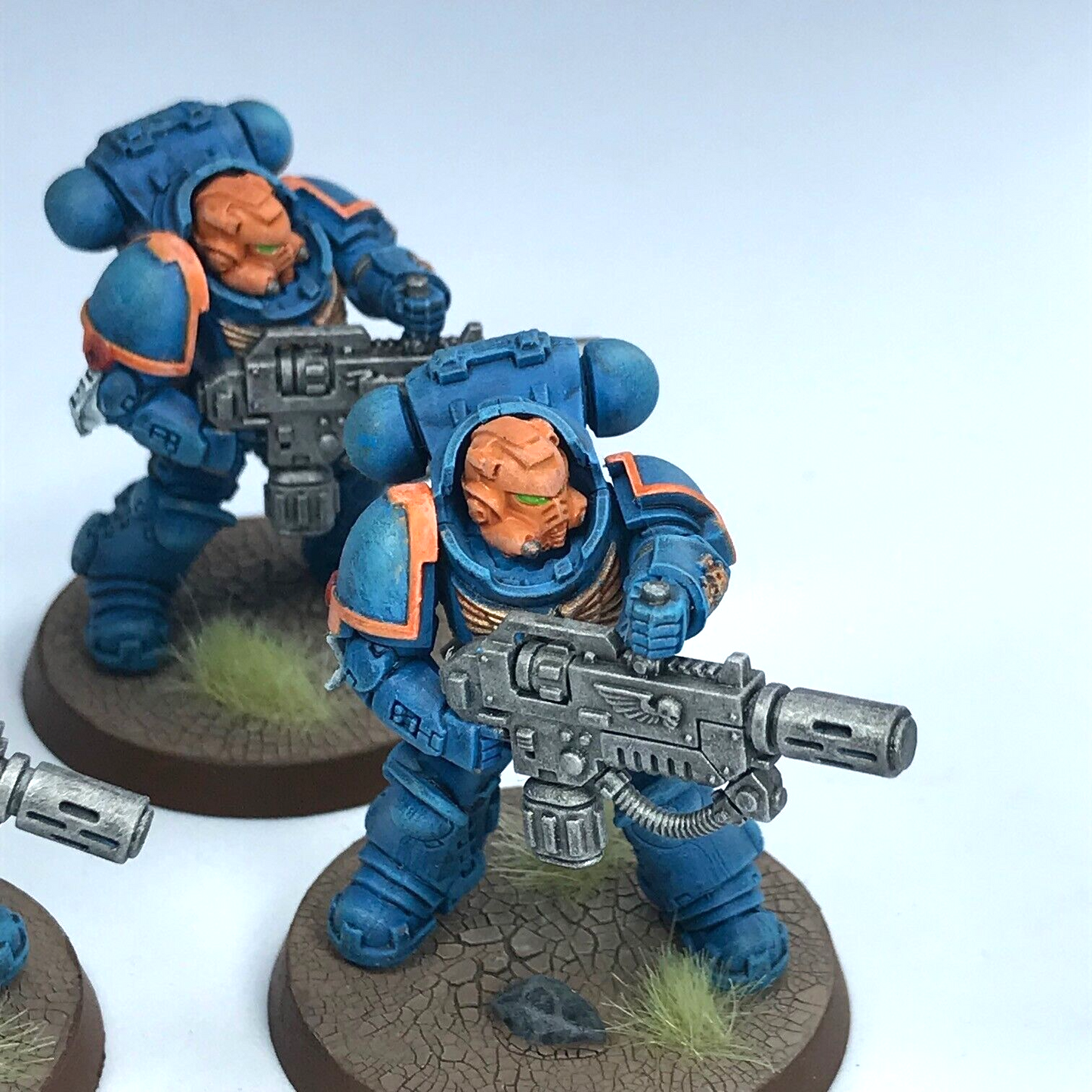 Space Marine Primaris Eradicators - Painted - Warhammer 40K C3334