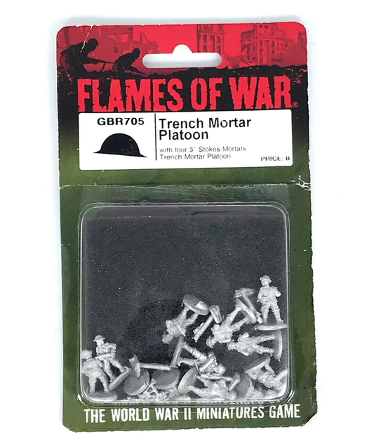 Classic British Trench Mortar Platoon - Allies - Blister - Flames of War C1678