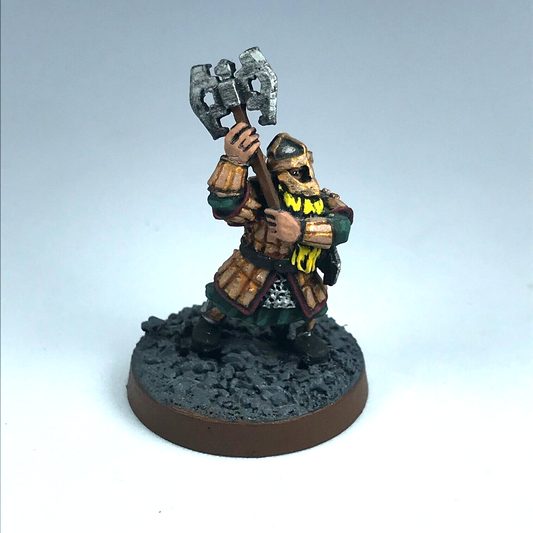 Metal Dwarf Khazad Guard LOTR - Painted - Warhammer / Lord of the Rings X11367