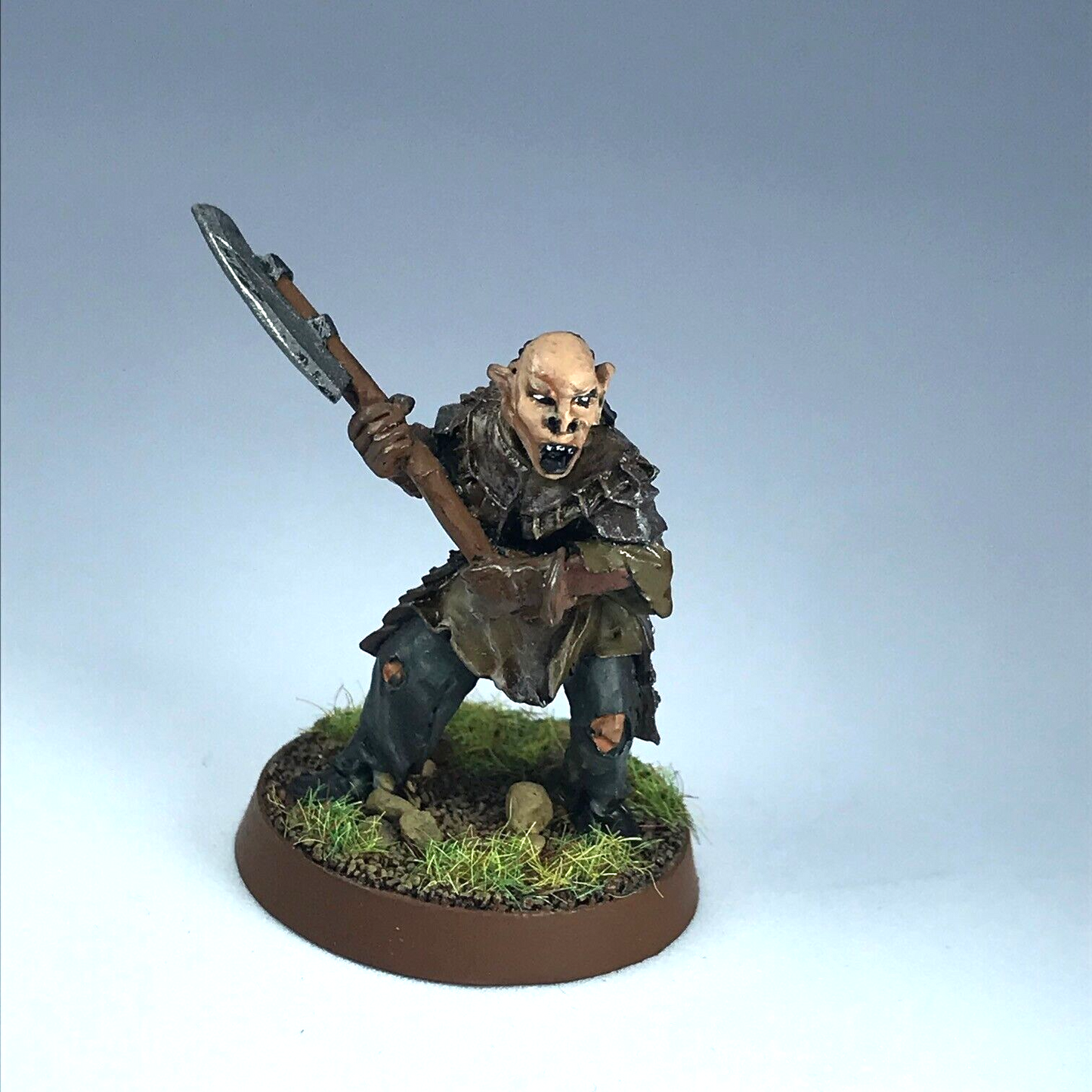 Mordor Orc Warrior LOTR - Warhammer / Lord of the Rings Painted Metal X8978