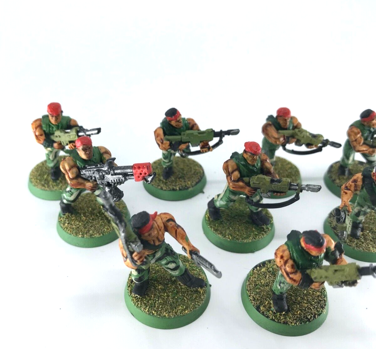 Catachan Infantry Squad Imperial Guard - Warhammer 40K Games Workshop C1986