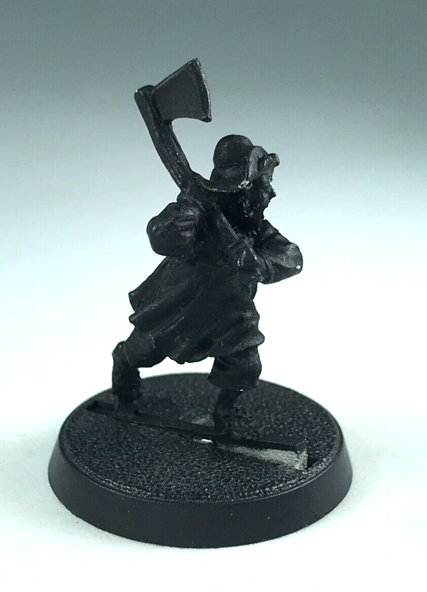 Metal Hobbit Militia Warrior with Axe - LOTR Warhammer / Lord of the Rings X1468