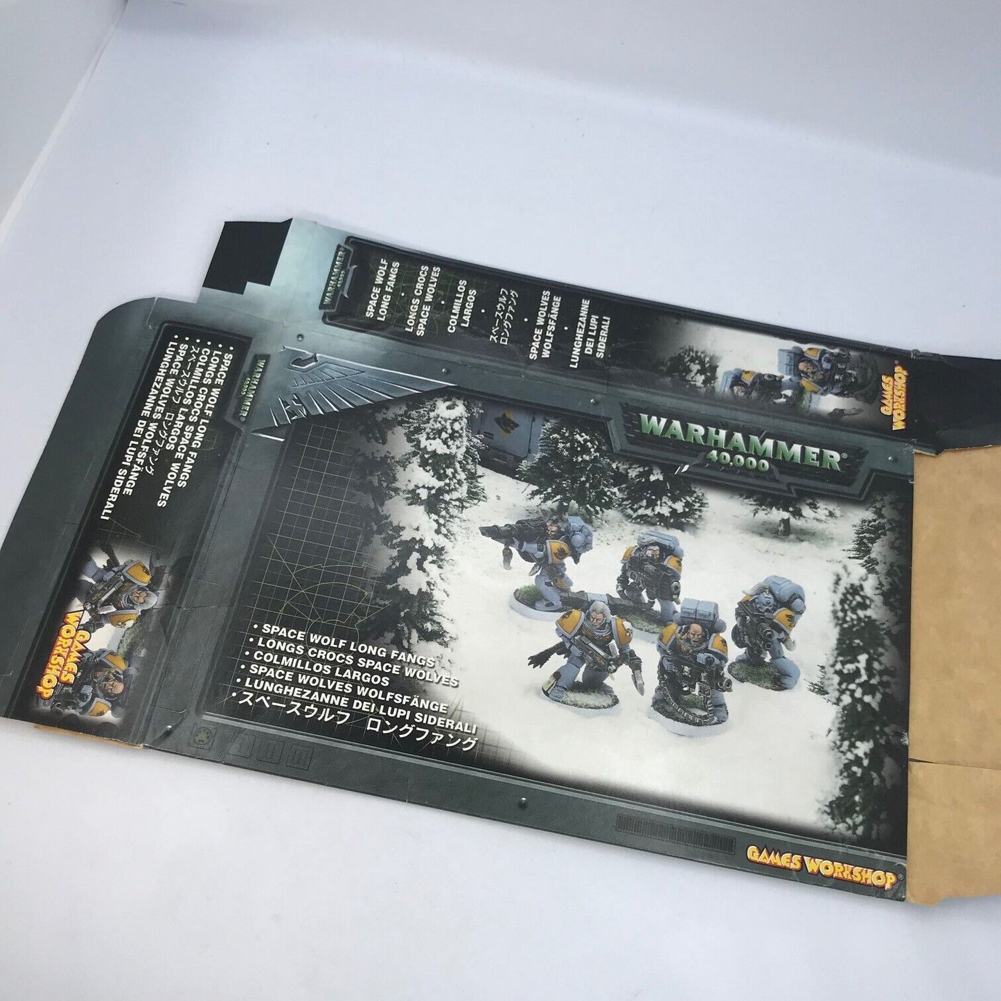 Classic Space Wolf Long Fangs Box Only - EMPTY BOX - Warhammer 40K