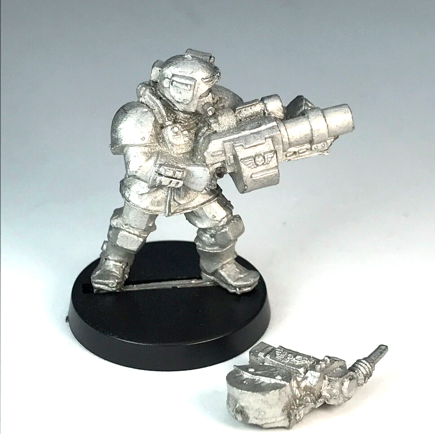 Imperial Guard Kasrkin Stormtrooper Grenade Launcher - Warhammer 40K Metal X4467