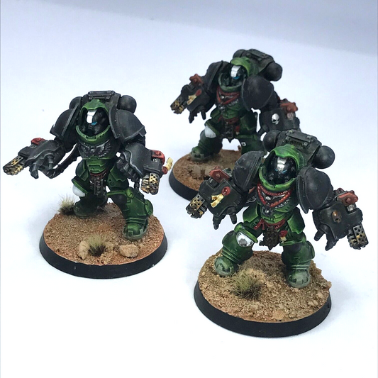 Salamanders Primaris Aggressors Space Marines - Warhammer 40K Painted C4688