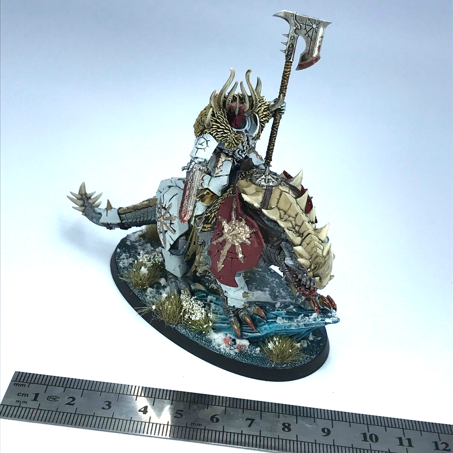 Chaos Lord on Karkadrak Warriors of Chaos - Painted - Warhammer Age of Sigmar