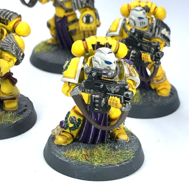 Imperial Fists Veteran Squad Space Marines - Painted - Warhammer 40K C2608