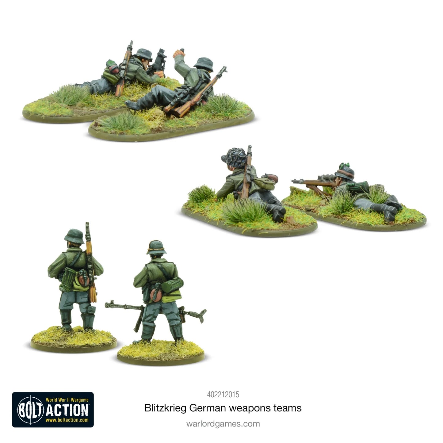 Blitzkrieg German Weapons Teams - Warlord Games Bolt Action Miniatures