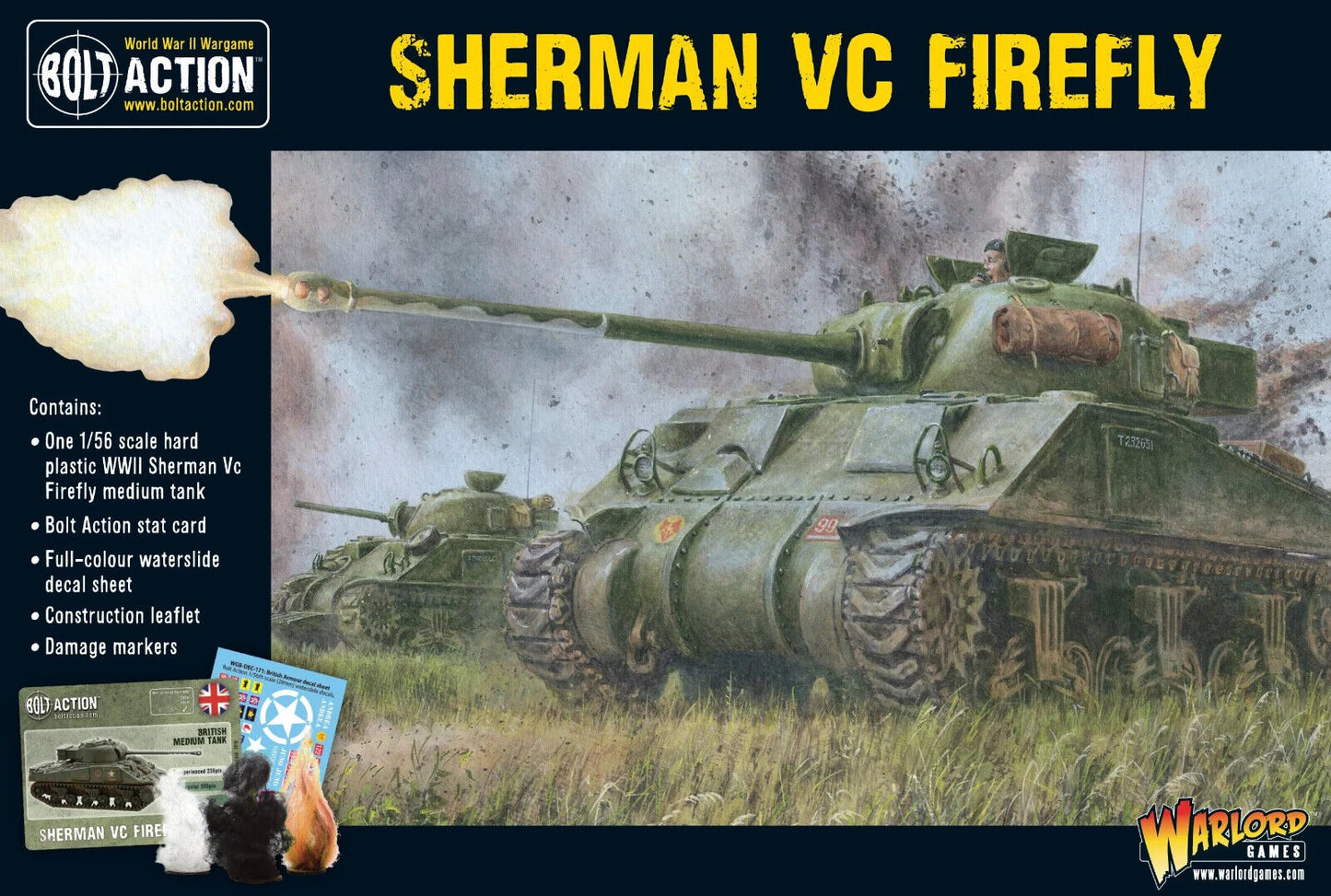 Sherman VC Firefly - Warlord Games Bolt Action Miniatures