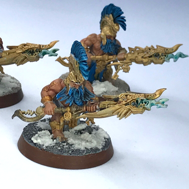 Auric Hearthguard Fyreslayers - Painted - Warhammer Age of Sigmar C4174