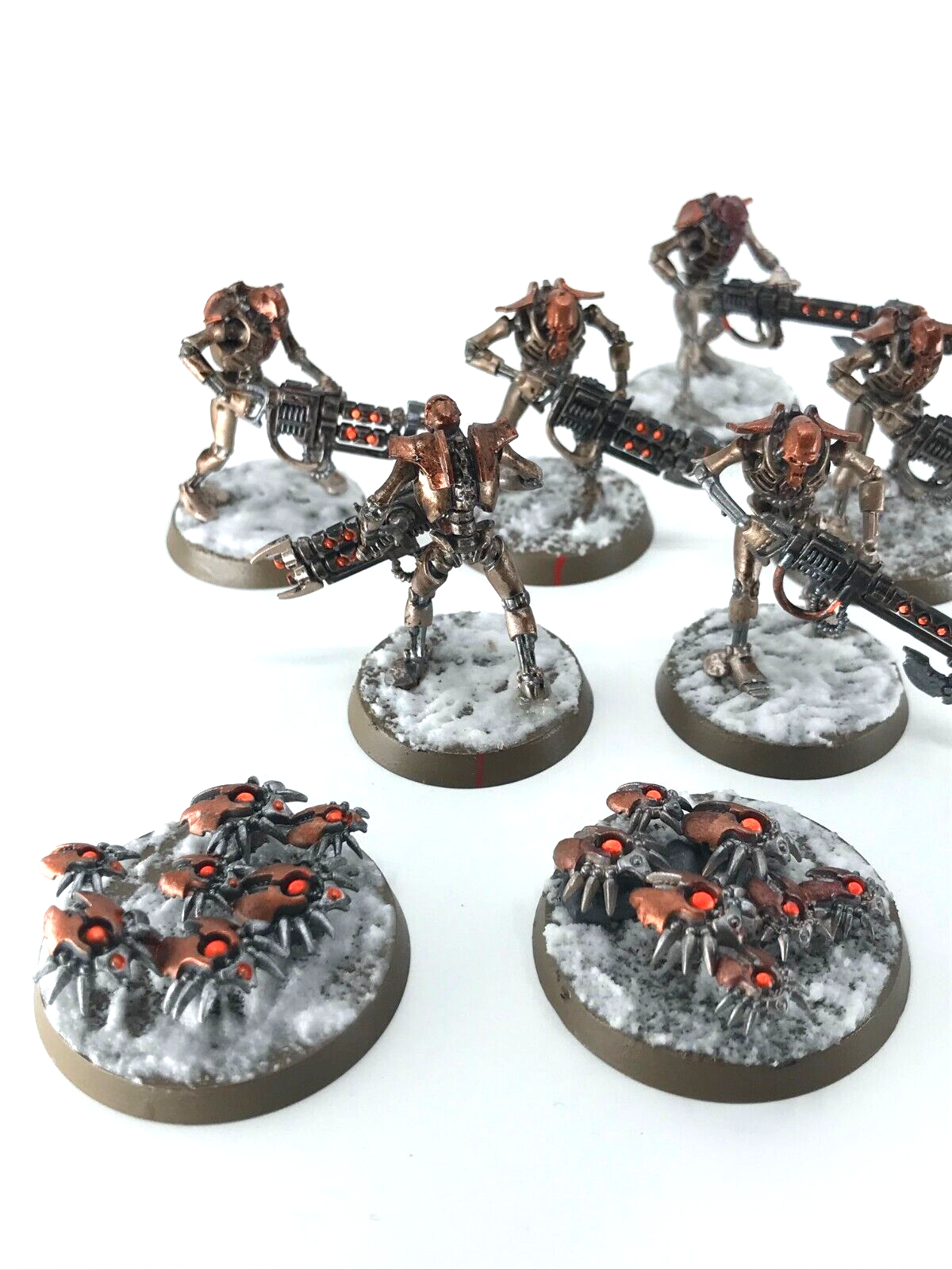 Necron Warriors Squadron - Warhammer 40K Games Workshop Painted C4993