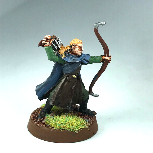 Metal Lothlorien Wood Elf Archer - Painted - Warhammer / Lord of the Rings X4251