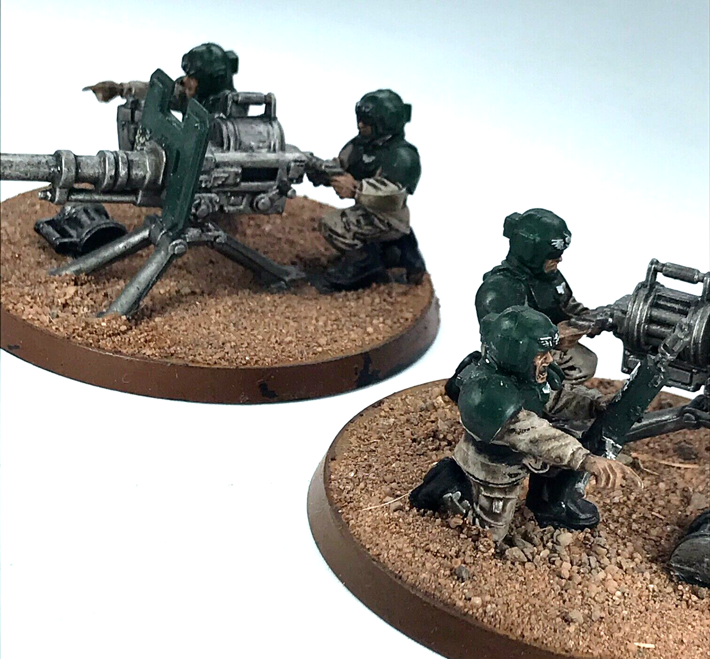 Cadian Autocannon Squad Imperial Guard - Painted - Warhammer 40K C2024