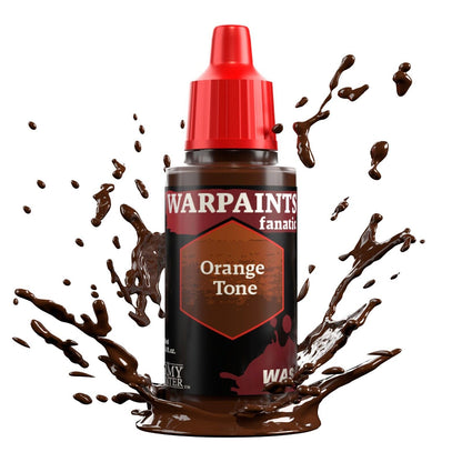 Orange Tone Paint - Warpaints Fanatic Wash 18ml - The Army Painter