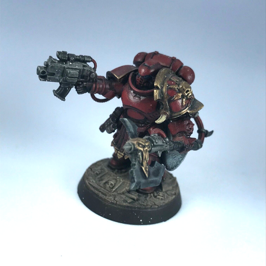 Chaos Space Marines Champion with Axe - Warhammer 40K Painted X10501