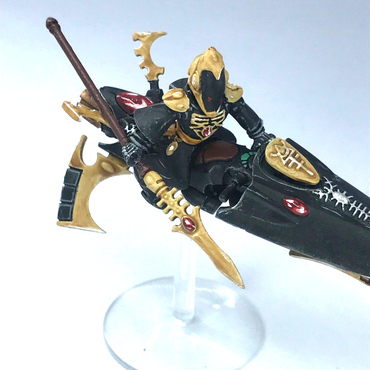 Warlock Skyrunner on Jet Bike Aeldari Eldar - Painted - Warhammer 40K C3462