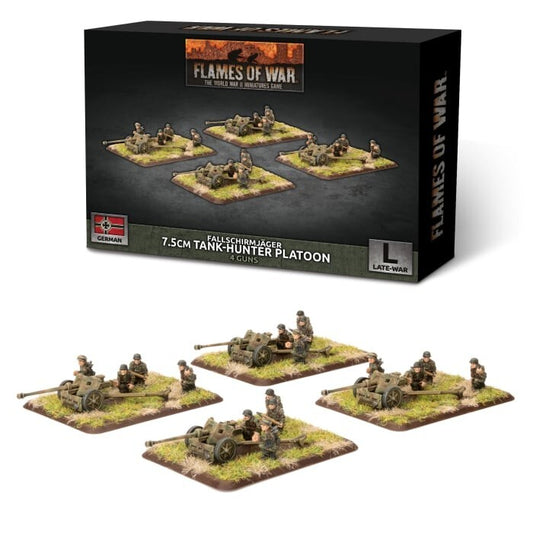 German FJ 7.5cm Tank-Hunter Platoon - Late-War - Brand New - Flames of War