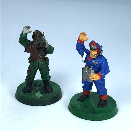 Imperial Guard Cadian Commanders - Warhammer 40K Games Workshop Plastic X6871