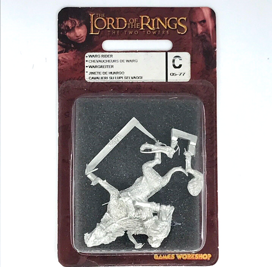 Metal Orc Archer Warg Rider Blister - LOTR Warhammer / Lord of the Rings C122