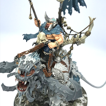 Ogor Mawtribes Frostlord on Stonehorn - Painted - Warhammer Age of Sigmar